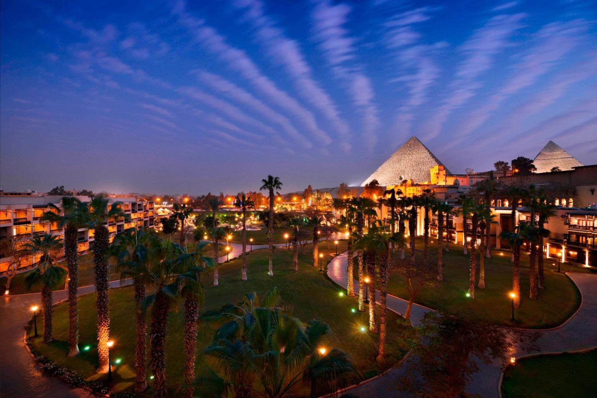فندق ماريوت مينا هاوس، القاهرة Giza المظهر الخارجي الصورة The Pyramids Marriott Resort and Spa