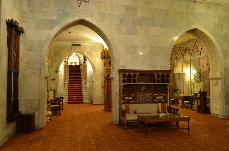 فندق ماريوت مينا هاوس، القاهرة Giza المظهر الخارجي الصورة The interior of the hotel